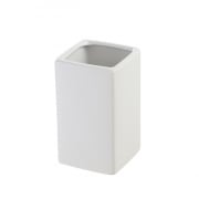 Portaspazzolino in ceramica bianco linea dublino Feridras 275010-b