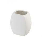Portaspazzolino in ceramica bianco linea parigi Feridras 275013-b