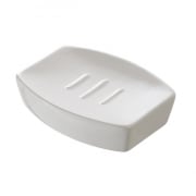 Portasapone in ceramica bianco linea parigi Feridras 275014-b