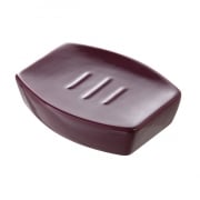 Portasapone in ceramica viola linea parigi Feridras 275017-b
