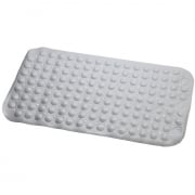 Tappeto antiscivolo rettangolare 69x38 cm bianco pvc 280050-b,Feridras 280015