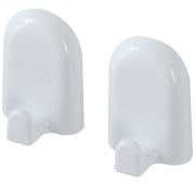 Set 2 appendini in abs bianco linea gioia Feridras 417005
