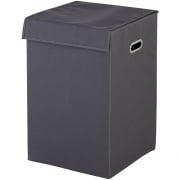 Portabiancheria in poliestere con maniglie in acciaio da 66 lt grigio scuro Feridras 549008