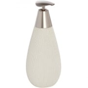Dispenser in ceramica e acciaio bianco linea safari Feridras 628001