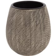 Portaspazzolino in ceramica marrone linea safari Feridras 628006