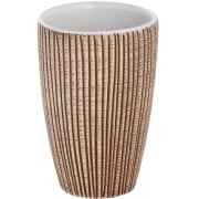 Portaspazzolino in ceramica marrone linea kenya Feridras 628014
