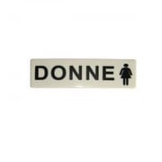 Targa adesiva donna 193x58 mm Cilli 9981405
