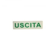 Targa adesiva uscita 193x58 mm Cilli 9981411