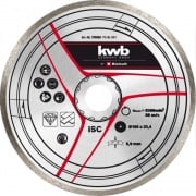 Disco da taglio diamantato da 180mm con corona liscia Kwb