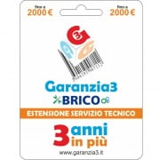Garanzia 3 Estensione servizio tecnico Brico fino a 2000.00 Euro