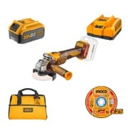 Smerigliatrice angolare a batteria 115 mm 20V (1x5.0Ah) Ingco CAGLI27153