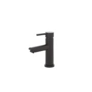 Miscelatore per lavabo in acciaio inox nero opaco con piletta York Feridras