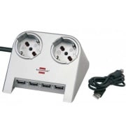 Multipresa Da Scrivania Con Prese Usb Brennenstuhl 
