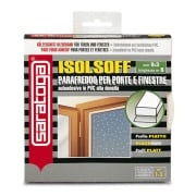 Paraspifferi finestre Isolsoff in PVC Saratoga