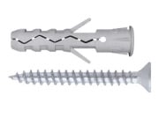 Tasselli In Nylon Con Vite 6 x 30 mm Vorpa 10 Pz