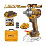 Avvitatore ad impulsi 400 Nm 20V (2x2.0Ah) Ingco CIWLI2040E