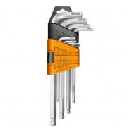 Chiavi esagonali lunghe con Ball point Ingco HHK12091
