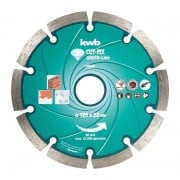 Disco da taglio diamantato 115 x 22 mm corona liscia Kwb