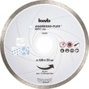 Disco diamantato 230 x 22 mm Agresso Kwb Flex  Bordo chiuso