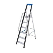 Scala in alluminio doppia In 6 Gradini con maniglioni Gierre Professional AL755