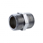 Niples con doppia vite in acciaio zincato Gt Comis 280Z