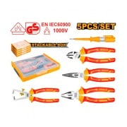 Pinze per elettricista 1000v 5 pz Ingco HKTV01P051