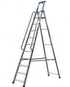 Scala in alluminio doppia In 10 Gradini Gierre Professional AL770