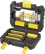 Set di avvitatura e foratura 50 pz tra punte e inserti Stanley 88542-XJ