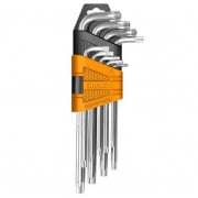Set di chiavini Torx con foro Ingco HHK13091