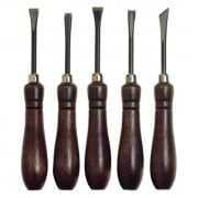 Sgorbie per legno Manuali set da 5 pz Pg professional