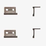 Supporti a parete Laterali per sistema Basic Koblenz 05004 Set 2 pz