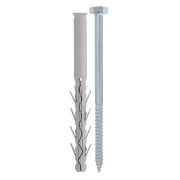Tasselli In Nylon 8 x 120 mm Con Viti TUP4 Friulsider 50 Pz 